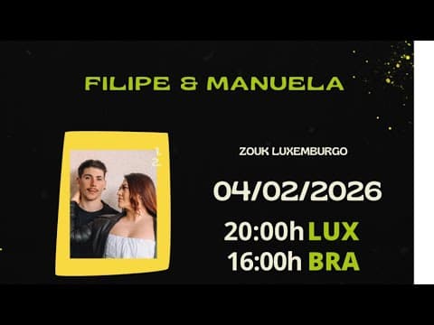 TA IN KASA #5 EP202 FILIPE &amp; MANUELA - BRAZILIAN ZOUK LUXEMBURGO